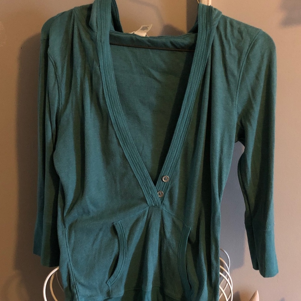 Maurices Teal Long Sleeve Top